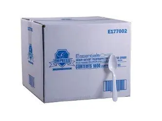Empress White Heavy Duty Spoons (1,000/Cs)