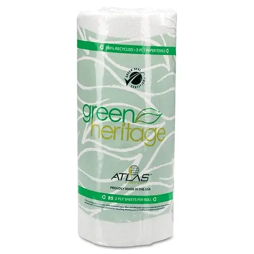 Green Heritage Household Kitchen Paper Towels 2 Ply (30/Cs)